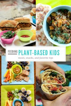 Plant Based Kids Meals, Plant Based Meals, Clean Eating Vegetarian Recipes, Healthy Slice, Clean Eating Vegetarian, Plant Based Meal Planning