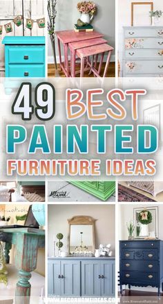 the top 40 best painted furniture ideas