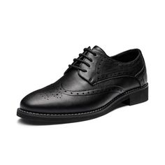 PRICES MAY VARY. Soft Vamp: Built with a premium synthetic leather upper for a touch of tenderness. A smooth vamp is easy to upkeep with a damp cloth Ultra Comfort: Finished with a microfiber cloth lining for a smooth touch. Enjoy optimum comfort in these men's dress shoes Good Cushioning: A 5mm padded soft latex insole delivers cushioning and shock absorption in each step Greater Stability: These shoes feature a TPR and rubber outsole for better stability on daily walks. Stride with confidence Women's Dress Shoes, Dress Shoes For Men, Men's Dress Shoes, Daily Walks, Work Routine, Casual Dress Shoes, Daily Walk, Brogue Shoes, Business Formal