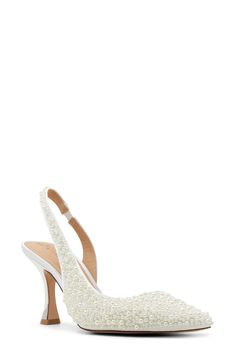 Ted Baker London Ari Imitation Pearl Slingback Half D'Orsay Pointed Toe Pump (Women) | Nordstrom Summer Wardrobe Essentials, Dresses 2023, Slingbacks, Baby Boy Shoes, Ted Baker London, Boy Shoes, Girls Sneakers, Toddler Girl Outfits, Fashion Help