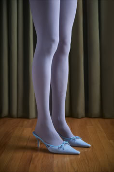 Solid Colored Tights, available in 3 colors on our website! #tights #purpletights #trendytights #coloredtights #solidtights Lilac Tights, Blue Tights Outfit, Light Blue Tights, Color Tights Outfit, Mini Skirt And Tights, Christmas Party Decor Ideas, Fun Tights, Senior Recital, Colorful Tights