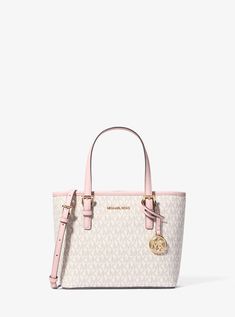 Michael Kors Pink Bag, Pink Michael Kors Shoulder Bag For Errands, Pink Michael Kors Shoulder Bag With Top Carry Handle, Michael Kors Pink Purse, Mk Tote Bag, Michael Kors Tote Bag, Michael Kors Pink Bag For On-the-go, Michael Kors Tote With Gold-tone Hardware, Michael Kors Tote Bags