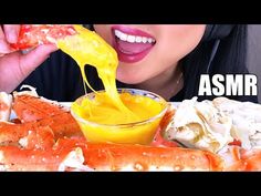 phan asmr cheese - YouTube King Crab Legs, Cheese Sauce Recipe, King Crab, Cheesy Sauce, Seafood Boil, Food Vids, Coconut Curry, Crab Meat, Cheese Sauce