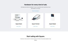 the homepage for an electronic store