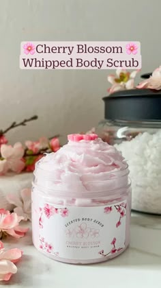 Bath Salts Diy Recipes, Whipped Body Scrub, Easy Soap Recipes, Homemade Body Butter