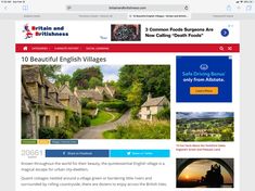 the website for britain's beautiful english villages