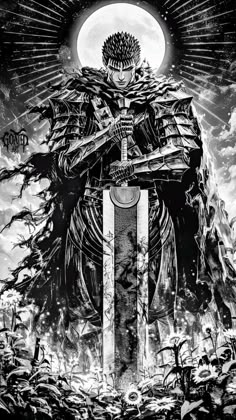 Berserk Anime 1997, Kentaro Miura, Anime Wallpaper Phone, Manga Style, Cool Wallpapers Cartoon, Freaking Awesome, Dark Art Illustrations, Cool Anime Wallpapers