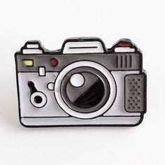 Metal And Grey Enamel Photography Film Camera Lapel Pin (New) ** I Sell All My Jewelry For Less On The Marketplace ** (Use The Link In My Bio To Send Me A Message) Clay Camera, Sailors Valentine, Women Crafts, Blue Skulls, Craft Jewelry, Photography Film, Jewelry Metal, My Jewelry, Vintage Horse