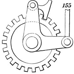 the diagram shows how to adjust the gear on a bicycle's cranks and gears