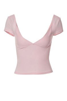 Fit: Regular fit. Detail: Short sleeve. Solid color. Scoop neck. Backless. Slim fit. Material: 95% Polyester, 5% Spandex. Care： Machine washes cold, tumble dry low. Color may be lighter or darker due to the different displays. Shirt Tops For Women, Low Cut Top, Scoop Neck Top, Mode Inspo, Round Neck Tops, Crop Top Blouse, Pink Top, Tops For Women, Long Sleeve T Shirts