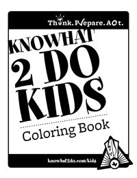 the book cover for know what 2 do kids coloring book is in black and white