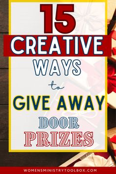 Door Prizes! Do they really have a place in your ministry? Today we are learning the purpose of door prizes and I'm sharing with you some creative ideas! Games For Door Prizes, Door Prize Ideas For Family Reunion, Door Prize Games Ideas, Spot Prizes Questions, Door Prize Games, Group Party, Prize Giveaway, Womens Tea, In A Rut