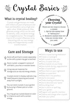 the crystal basics guide for crystals