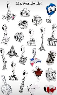 Pandora Family Charm, Pandora Travel Charms, Pandora Travel, Travel Charm Bracelet, Pandora Family