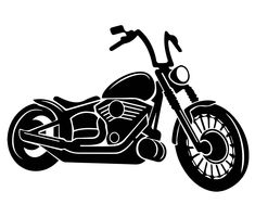 a black and white drawing of a motorcycle