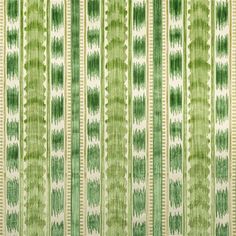 green and white striped fabric with vertical stripes