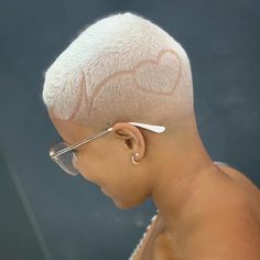 Long Fade Haircut For Women, Blonde Bald Fade Women Black, Female Wavers With Designs, Faded Haircut, Haircut Ideas Trendy, Finger Waves Short Hair