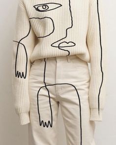 Koketit Stunning Fashion Line Drawings | Trendland Online Magazine Curating the Web since 2006 Abstract Fashion, Line Drawings, Fashion Line, White Pants, Mode Inspiration, Diy Fashion, Look Fashion