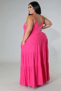 Simpler Moments Dress – GitiOnline Hot Pink Maxi Dress, No Closure, Pink Maxi, Early Spring Outfits, Curvy Plus Size, Darling Dress, Plus Size Maxi, Pink Maxi Dress, Plus Size Maxi Dresses