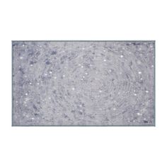 a rug with stars and circles on it