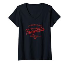 a women's v - neck shirt with the words, we become at night in red