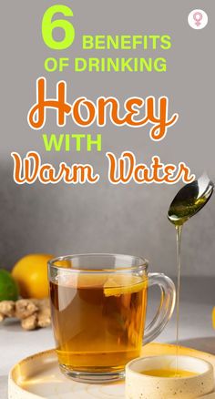 honey with warm water is the perfect way to get rid from cold, flustery weather