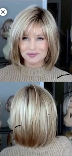 Layers Medium, Medium Bob, Bob Hairstyles For Fine Hair, Layered Haircut, Haircuts For Medium Hair, Beauty Parlor, Haircuts For Fine Hair, Hair Tutorials, Short Hair With Layers