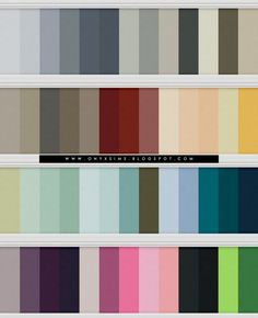 the color palette is all different shades and colors for each individual to use in this project