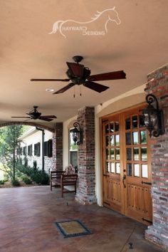 the front porch is clean and ready for us to use