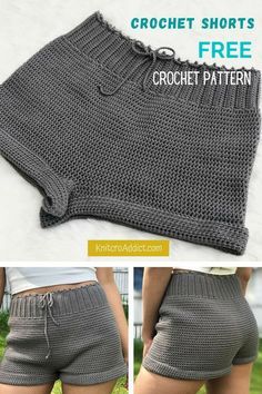 the crochet shorts pattern is easy to make