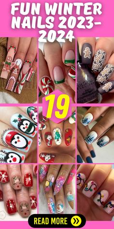 Fun Winter Nails 2023-2024: Acrylic Coffin Styles with a Pop of Color: Make a statement with acrylic coffin styles for fun winter nails in 2023-2024 that add a pop of color to your look. These designs showcase a vibrant acrylic color palette, playful snowflake art, and a festive spirit. Whether you're attending Christmas parties or cozy gatherings, these nails ensure you're the life of the celebration. Holiday Nail Designs 2023, 2023 Christmas Nail Designs, Nail Designs For Winter 2023, Christmas Nails 2023 Coffin, Nail Art Winter 2023, Christmas Nail Art 2023, Fun Winter Nail Designs, Christmas Nail Art Designs 2023, Merry Christmas Nails 2023