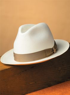 Traditional Borsalino Panama Hat - The Ben Silver Collection Mens Dress Hats, Ben Silver, Gentleman Hat, Mens Hats Fashion, Mens Hats, Trendy Hat, Classic Hats, Stylish Hats, Well Dressed Men