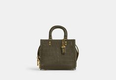 Rogue 20 In Alligator | COACH Coach Rogue 25, Olive Gifts, Coach Rogue, Signature Canvas, Travel Kits, Coach Purses, Coach Bags, Cross Body Handbags, Alligator