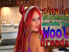 Tina Tiainen's Ultimate Guide to Wool Dread Extensions PART ONE How to make dreads from Wool Roving with the Stove-Top Boiling method Diy Dreads, How To Make Dreads, Dreads Diy, Diy Tassels, Dread Falls, Hippie Mama, Performance Hairstyles, Wool Dreads, Hair Magic