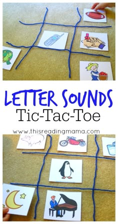 there are pictures of letters that can be used to teach children how to use them