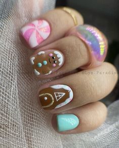 Barbie Pink Nails, Snowman Nails, Gel Paint, Baby Nails, Nails For Kids, Blue Nail, Nails 2023, Nails Desing