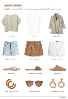 Beach Clothes, Capsule Wardrobe Essentials, Hot Beach, Fashion Capsule, Beach Theme, Looks Chic, Clothes And Accessories