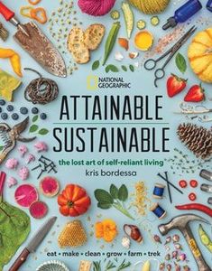 the cover of national geographic's book, attainable sustainable