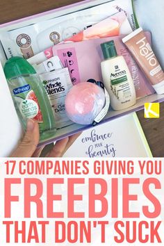 17 Companies Giving You Freebies That Don't Suck - It’s my favorite “F” word — freebie! Here are some brands and companies that give freebies that are worth definitely worth your time! How To Get Anything For Free, Makeup Samples Freebies By Mail, Companies That Send Free Stuff, How To Get Stuff For Free, How To Get Free Stuff, Free Beauty Samples Mail, Free Clothes Online, Free Makeup Samples Mail