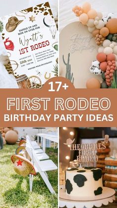 the first rodeo birthday party ideas