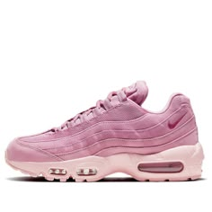 Nike Womens Air Max 95 SE 'Cherry Blossom' Fireberry/Fireberry/Elemental Pink Marathon Running Shoes/Sneakers Gucci Flip Flops, Jordan 11 Women, Pretty Shoes Sneakers, Womens Air Jordans, Marathon Running Shoes, Cute Sneakers, Nike Air Max For Women, Air Max Women, Pink Nikes