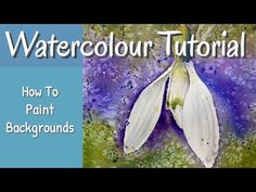 watercolor painting with text how to paint background