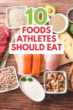 Check out the best ten foods young athletes should eat. In fact, they should be in every young athlete's diet for optimal performance and growth! Healthy Meals For Dancers, Meal Prep For High School Athletes, Meal Prep For Football Players, Wrestling Meal Plan, D1 Athlete Meal Plan, Healthy Athlete Meals, Dinner For Athletes