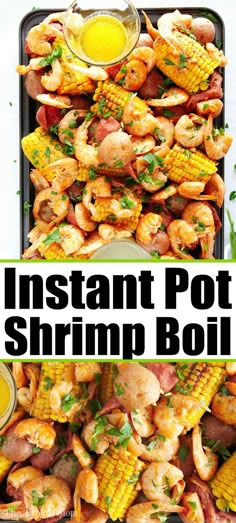 instant pot shrimp boil with corn on the cob