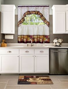 the kitchen is clean and ready to be used as a placemat for the dishwasher