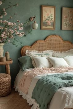 #house decor #kitchen ideas #house ideas #homes #houses #home ideas #dream house decor #apartment decorating #design your dream house #small living room ideas Spanish Bedroom, Bed Styles, Coastal Vintage, Cottage Bedroom, Aesthetic Bedroom, Beautiful Bedrooms, My New Room