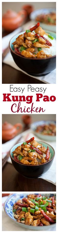 easy and tasty king pao chicken recipe that is ready in less than 30 minutes