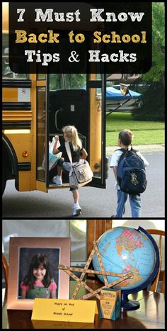 the back to school tips and hacks for kids that are ready to get on the bus