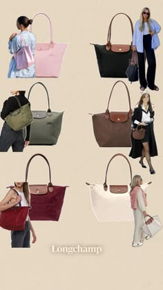 Longchamp Aesthetic, Longchamp Bag Outfit, Long Champ Bag, Longchamp Outfit, Longchamp Tote Bag, Wood And Ceramic, Uni Bag, Longchamp Tote, My Style Bags