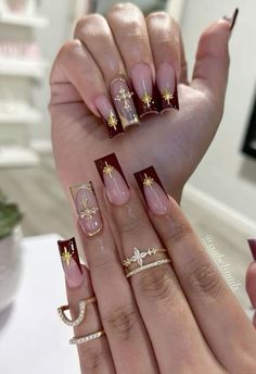 Classy Acrylic Nails, Short Square Acrylic Nails, Unique Acrylic Nails, Short Acrylic Nails Designs, Pink Acrylic Nails, Funky Nails